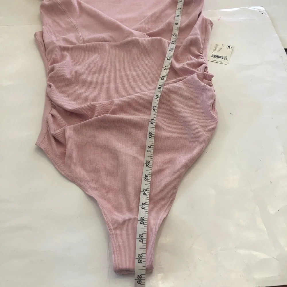 Free People Intimately FP Another Love Bodysuit in Silver Pink Size L - Picture 13 of 15